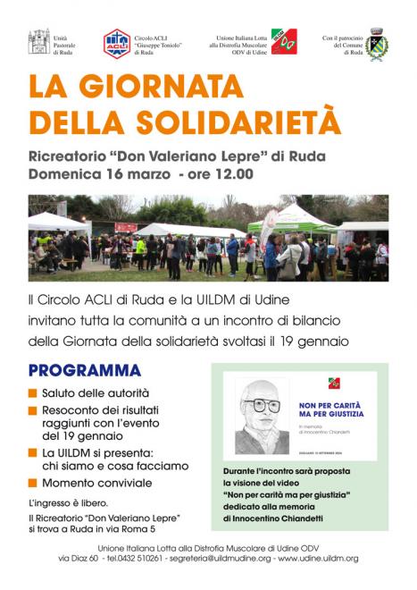 Giornata solidarietà a Ruda_marzo 2025 Giornata solidarietà a Ruda_marzo 2025