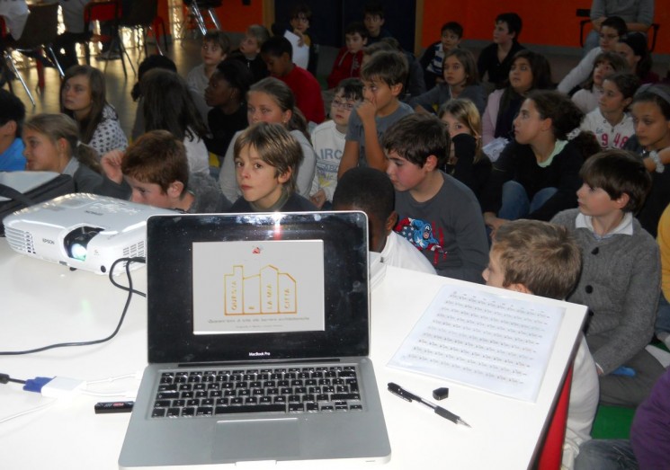 UILDM Udine_Progetto barriere_Scuola Rodari_L'attività in classe