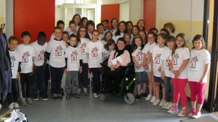2012.05.19_UILDM Udine_Progetto barriere__Premiazione scuola Mazzini_ 05 campigotto alunni
