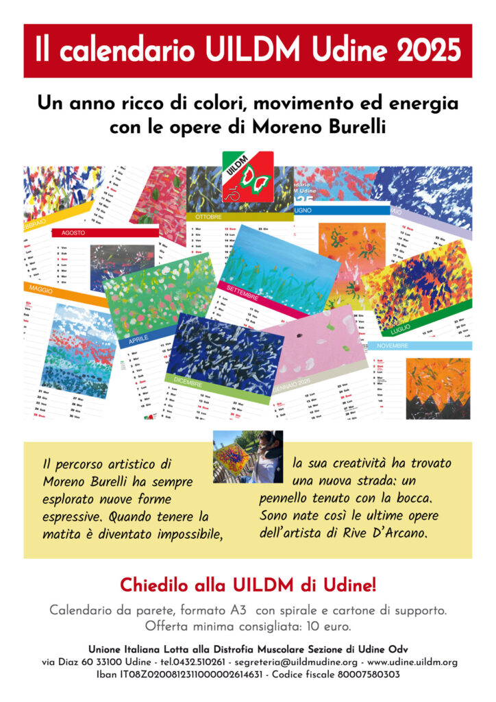 Calendario UILDM 2025