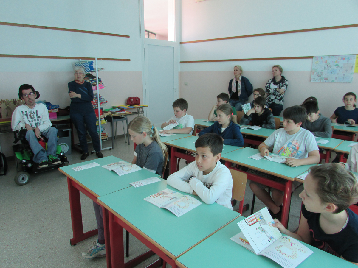 Intervento UILDM alla scuola primaria "Turoldo" di Ruda