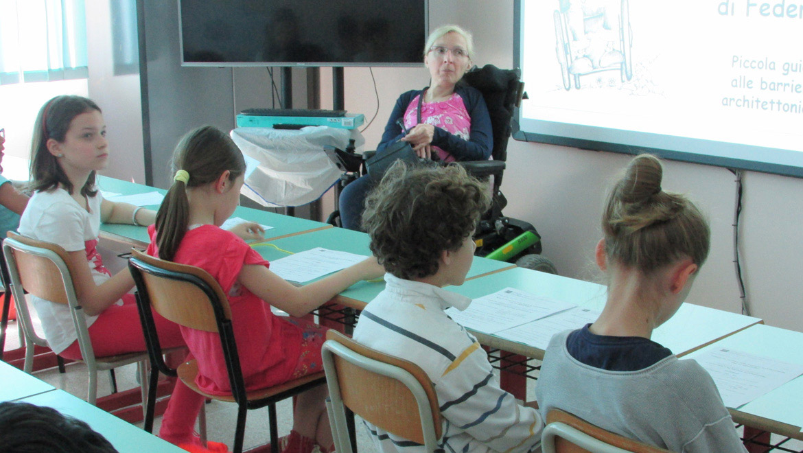 La UILDM alla scuola primaria Turoldo di Ruda