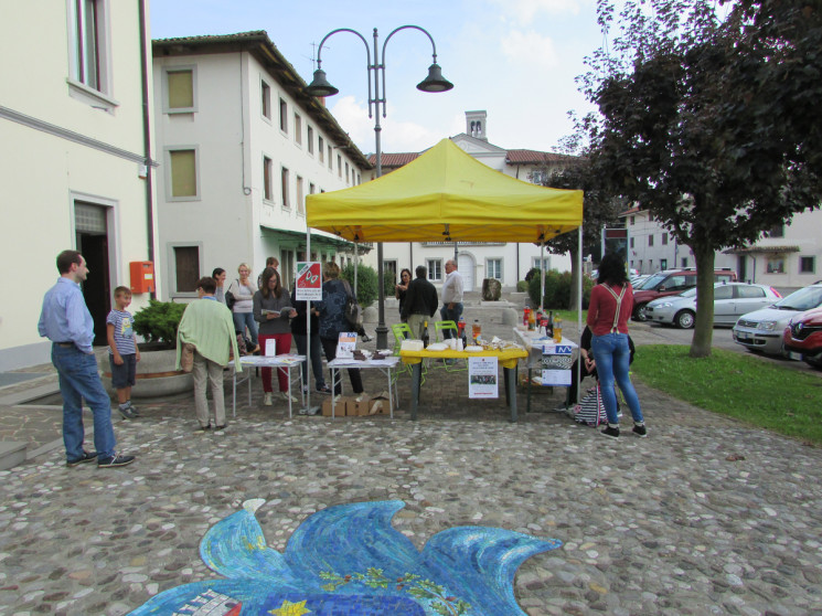 Inaugurazione della mostra della UILDM "Un segno di noi" a Rive D'Arcano