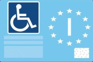 Contrassegno park disabili