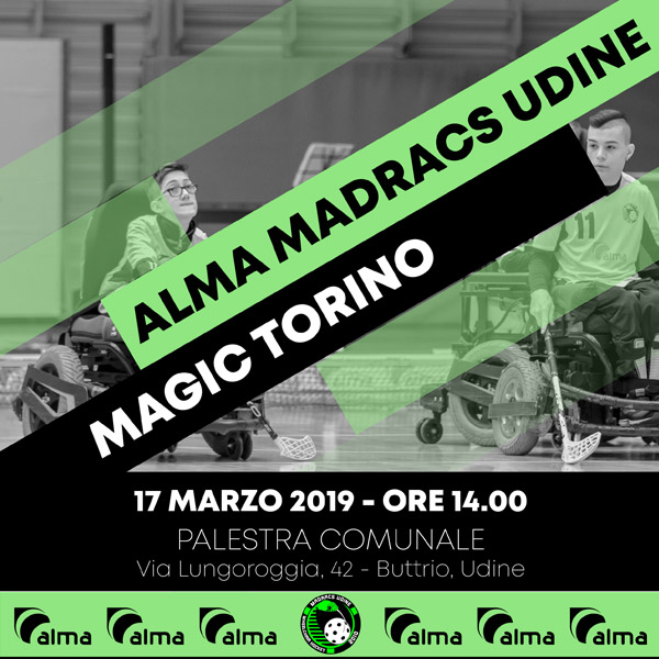 17 marzo: Alma Madracs vs Magic Torino