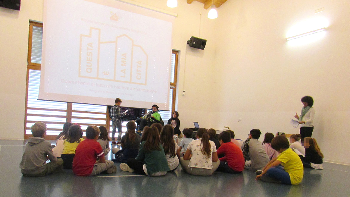La UILDM alla scuola primaria Leopardi di Villa Vicentina