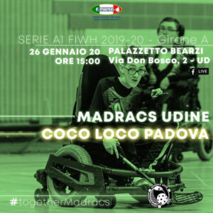 26.01.2020 Madracs Udine vs Cocoloco Padova