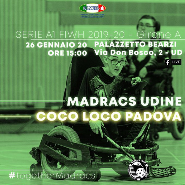 26.01.2020 Madracs Udine vs Cocoloco Padova