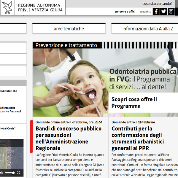 Concorso Regione FVG