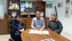 2020.02 Firma convenzione con il Comune di Ruda