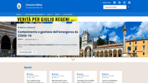 Comune Udine home page