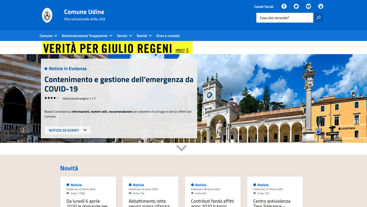 Comune Udine home