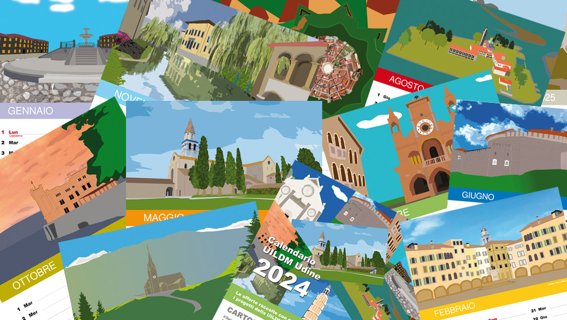 Il calendario UILDM Udine 2024