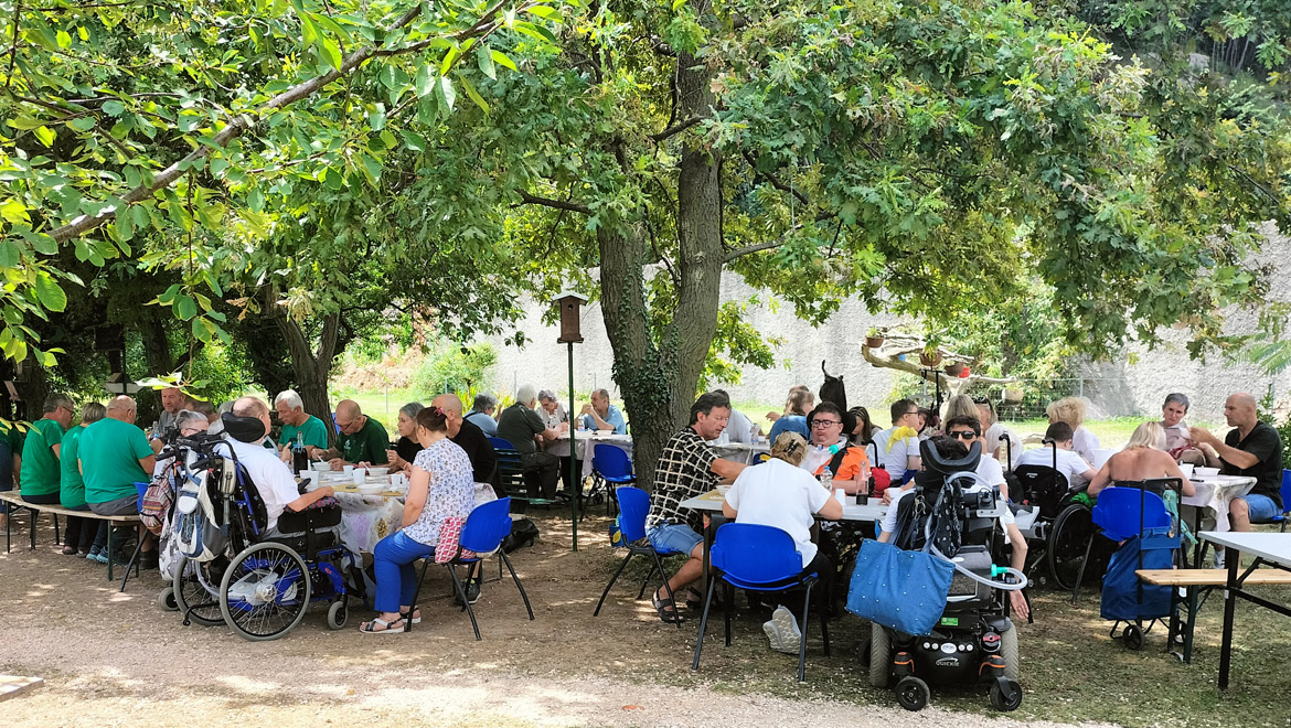Pranzo all'Orto botanico di Osoppo 2024