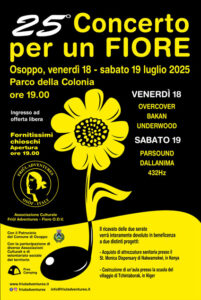 La locandina di Concerto per un Fiore 2025