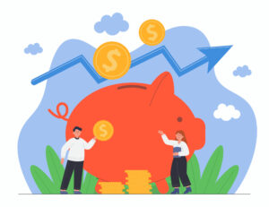 Risparmio e finanza. Immagine decorativa. Designed by pch.vector / Freepik