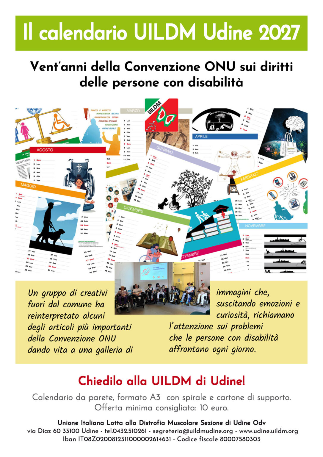 Il calendario UILDMUD 2027